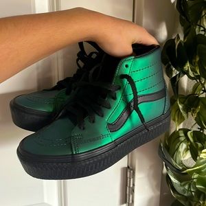 Slytherin van high tops only worn once :)